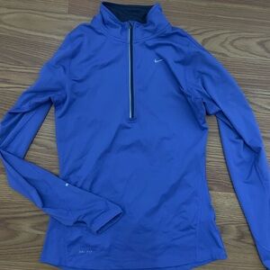 Nike quarter zip jacket purple, size XS